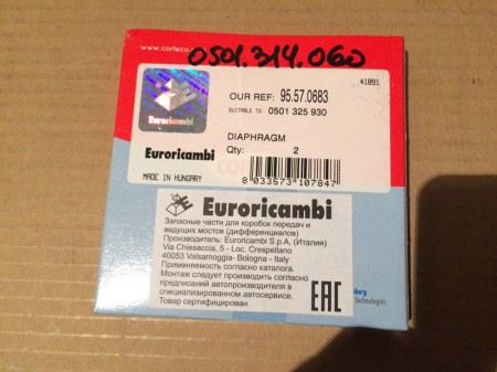 Шайба  подпорная (ст. 0501.325.930)