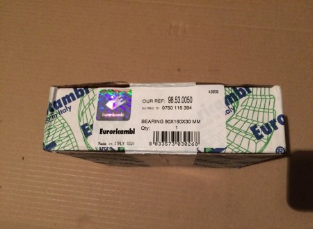 ПОДШИПНИК ШАРИКОВЫЙ 90&sbquo;0х160&sbquo;0х30&sbquo;0 (ст. 0750.116.002)